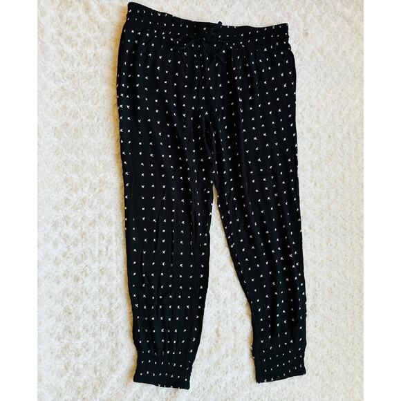 Urban Outfitters Out from Under Printed Smocked Jogger Lightweight Pants Medium - Picture 8 of 10